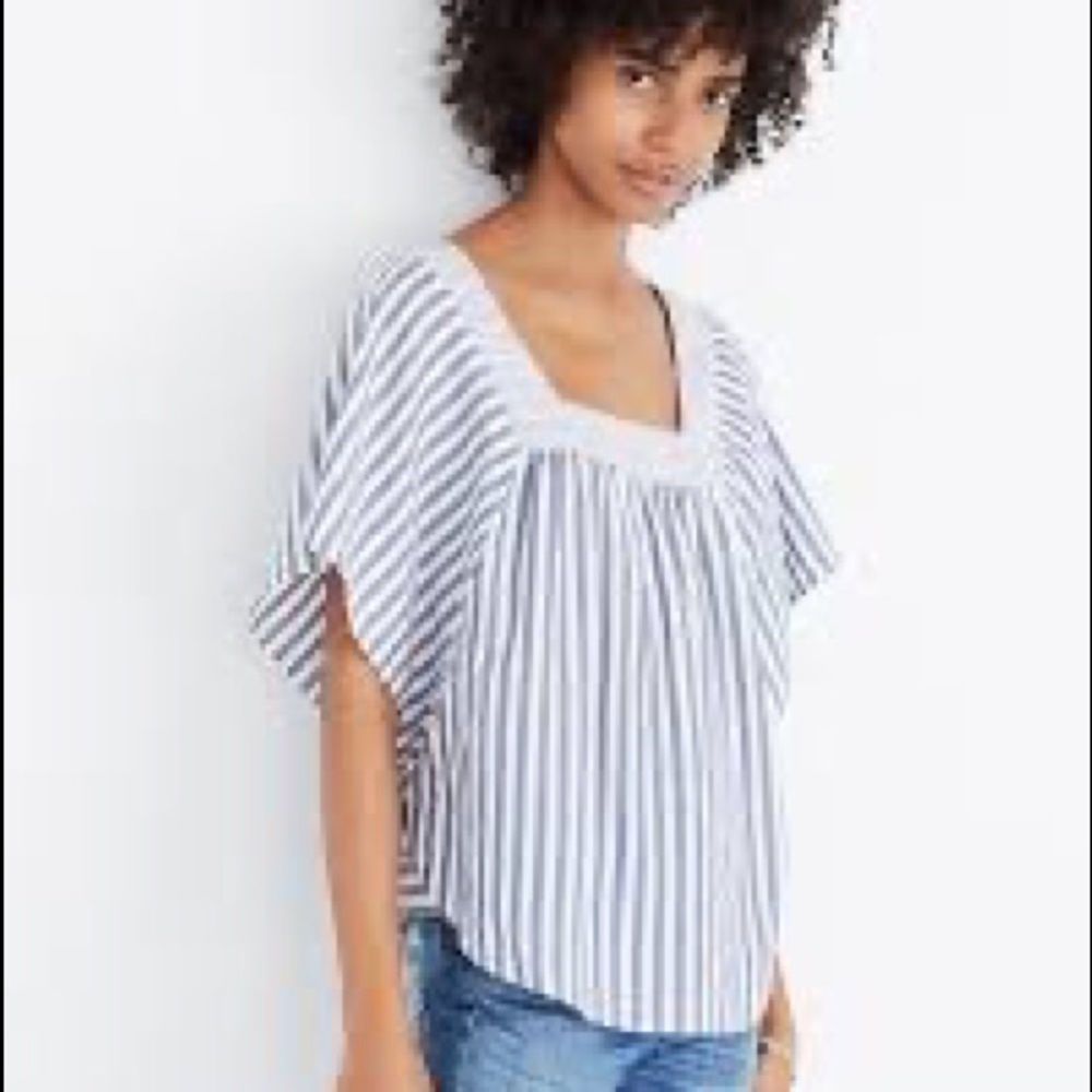 Madewell Butterfly Too in Stripe Play